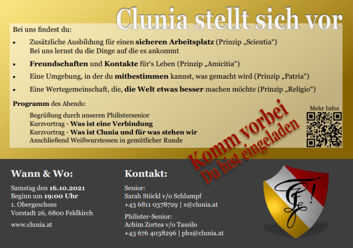 Clunia Informationsabend